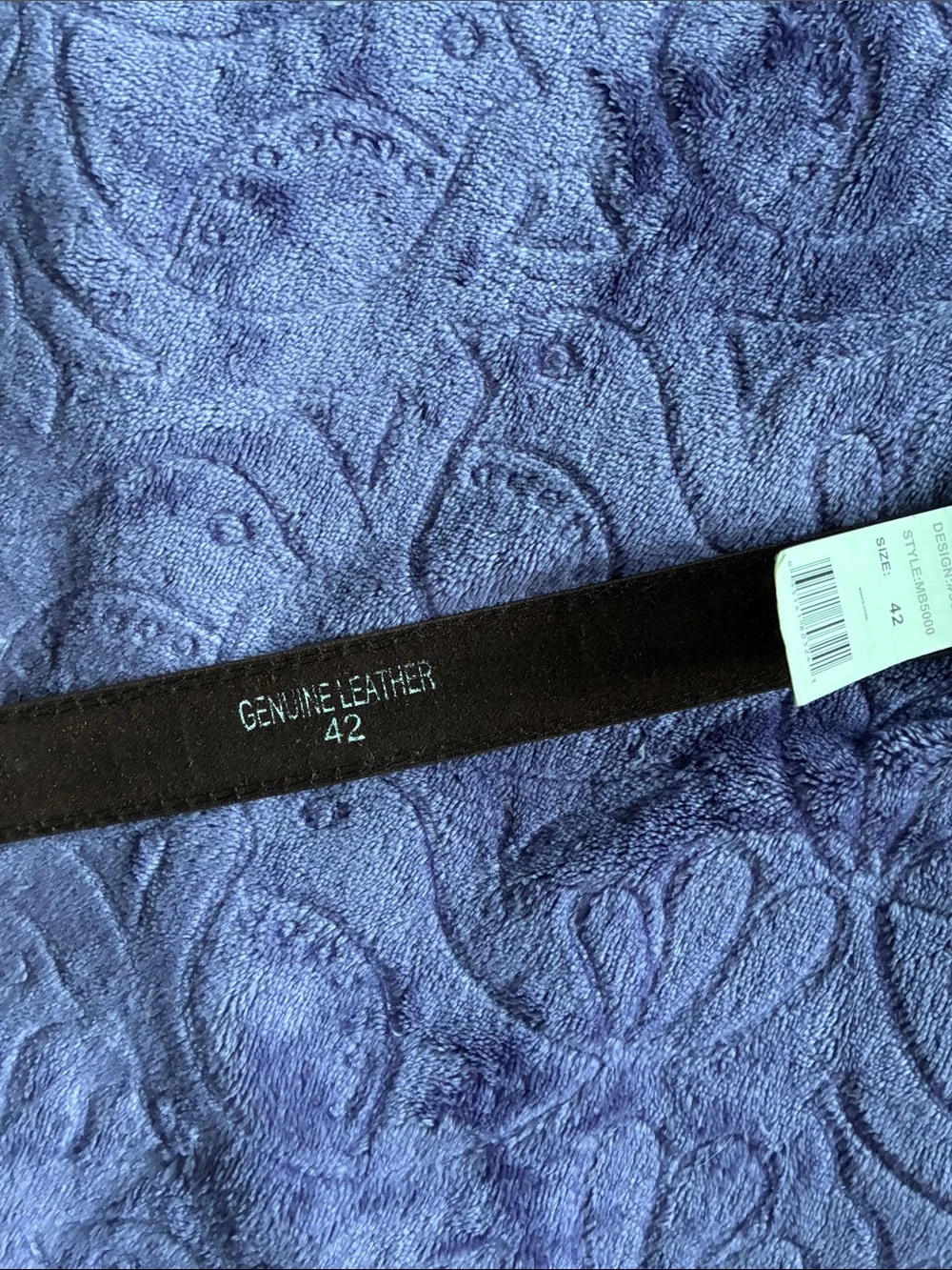 Brown Leather Belt with Star Charm